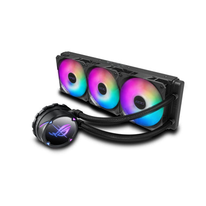 ASUS ROG Strix LC II 360 ARGB | All-in-One Liquid CPU Cooler | Aura Sync RGB | Asetek 7th Gen Pump | ARGB Radiator Fans | 360mm Radiator | Intel & AMD Compatible