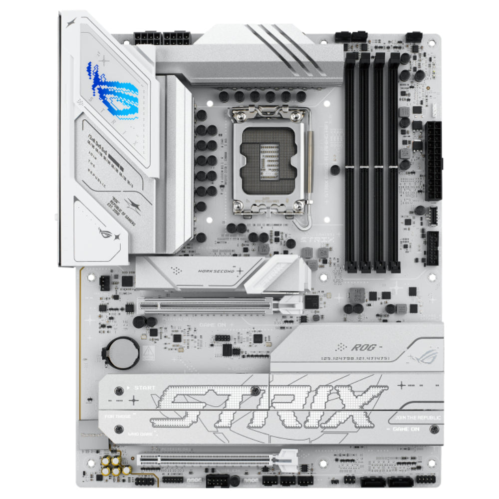 ASUS ROG STRIX B860-A GAMING WIFI | Intel® B860 ATX Motherboard | LGA 1851 | DDR5 Support | PCIe 5.0 | USB4 | Wi-Fi 7 | White-Themed Powerhouse
