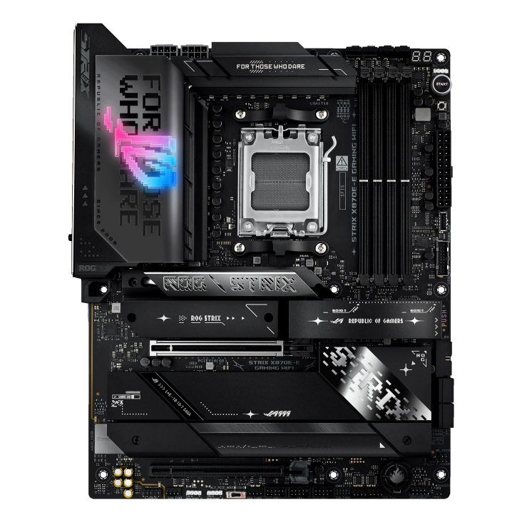 ASUS ROG STRIX X870E-E GAMING WIFI | AM5 ATX AI-Optimized Gaming Motherboard