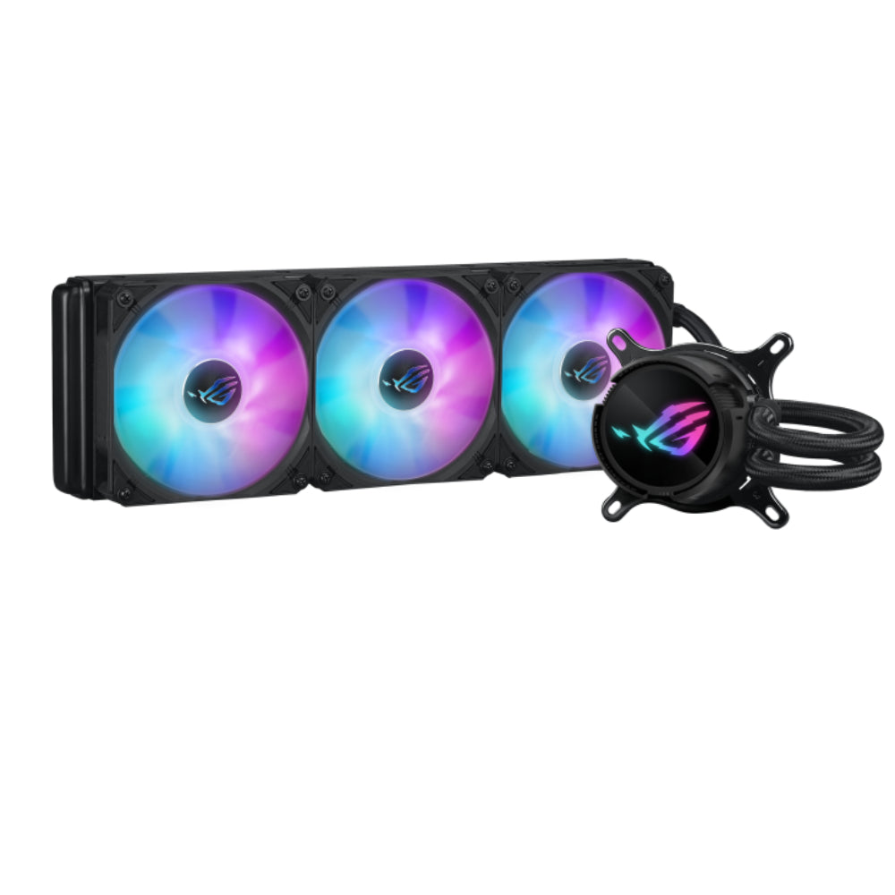 ASUS ROG STRIX LC III 360 ARGB | All-in-One Liquid CPU Cooler | Gen7 V2 Pump | ARGB Radiator Fans | 360° Rotatable Water Block