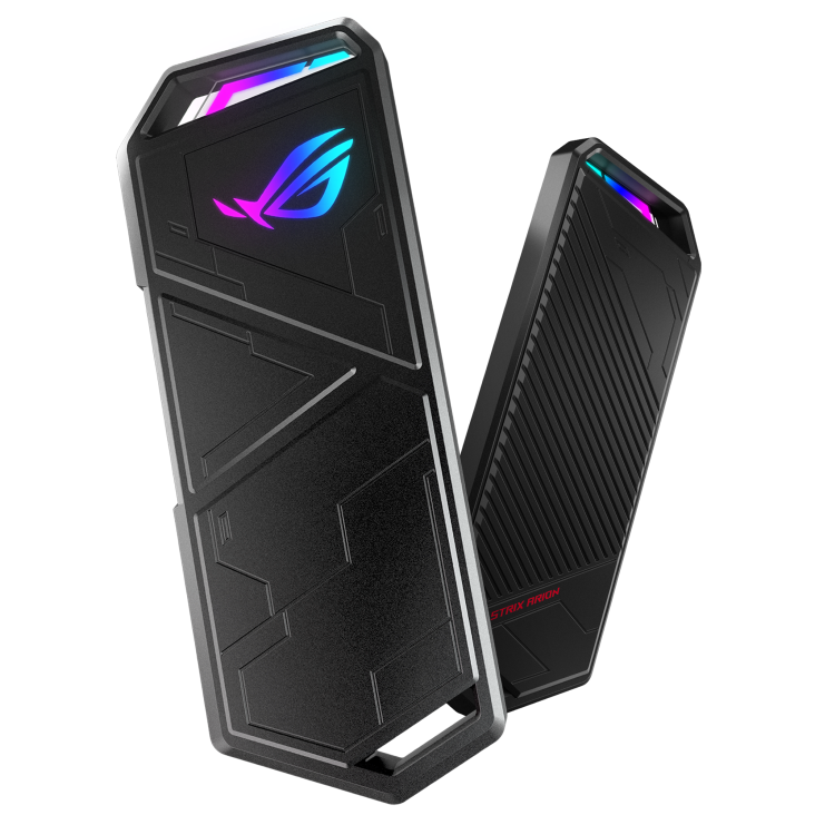 ASUS ROG Strix Arion SSD Enclosure | USB-C 3.2 Gen 2, Aura Sync Lighting