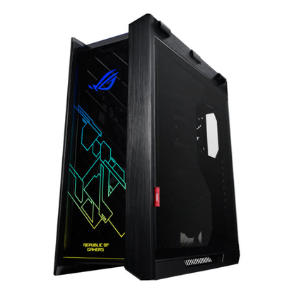 ROG GX601 Strix Helios Premium RGB Mid-Tower Case | Black & White | Tempered Glass, Vertical GPU Support, and 420mm Radiator Compatibility