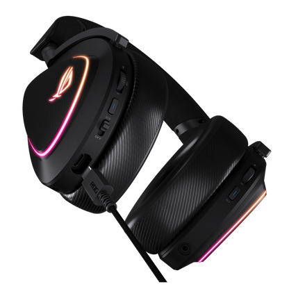 ASUS ROG Delta II Gaming Headset | Tri-Mode Wireless | ROG SpeedNova | 50mm Titanium-Plated Drivers | 10mm Super-Wideband Mic | DualFlow Audio | 110-Hour Battery | Aura Sync RGB