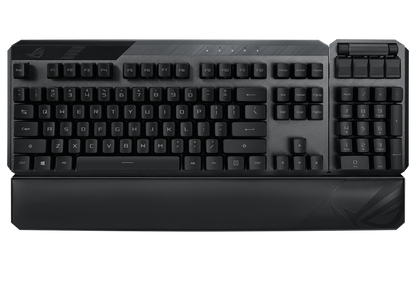 ASUS ROG Claymore II | Modular 80%/100% Gaming Keyboard | ROG RX Optical Switches | Wireless 2.4G | Detachable Numpad & Wrist Rest