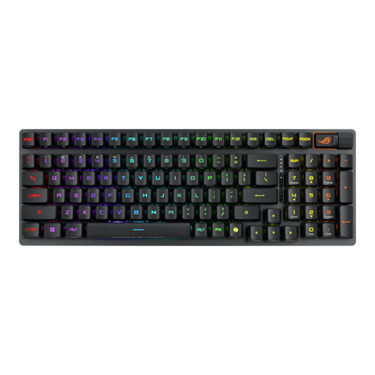 ASUS ROG Strix Scope II 96 RX Wireless Gaming Keyboard X902 | ROG RX Optical Switches | 96% Compact Layout | Tri-Mode Connection | 8000Hz Polling Rate | Sound Dampening Foam | Wrist Rest