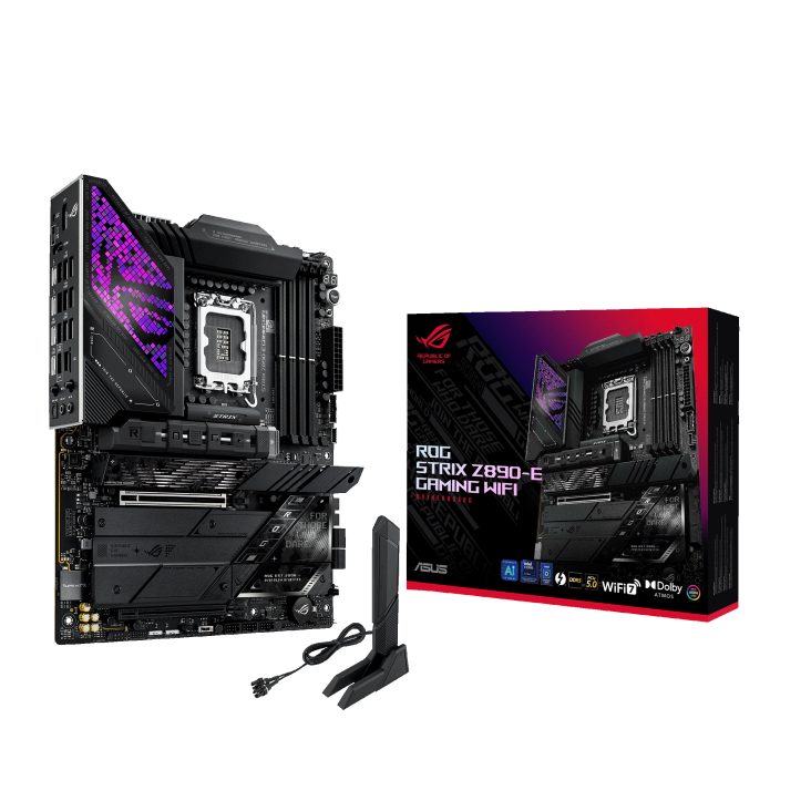 ASUS ROG STRIX Z890-E GAMING WIFI | High-Performance AI-Ready Gaming Motherboard