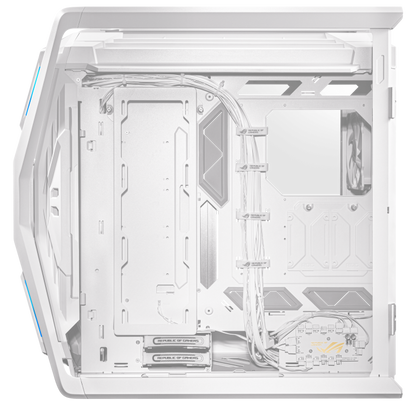 ASUS ROG Hyperion GR701 | E-ATX Computer Case | 420mm Dual Radiator Support | BLACK - WHITE