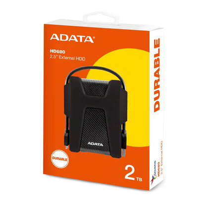 ADATA HD680 | External Hard Drive | USB 3.2 Gen 1 | Rugged Shockproof Storage | 1TB / 2TB
