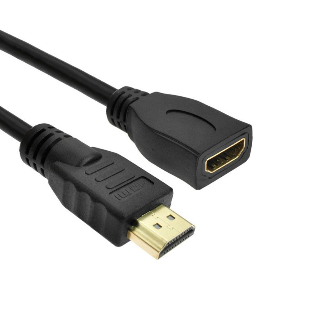 HDMI Male to Female Extension Cable | 0.3m Full HD 1080p, Copper Plated (v1.4)