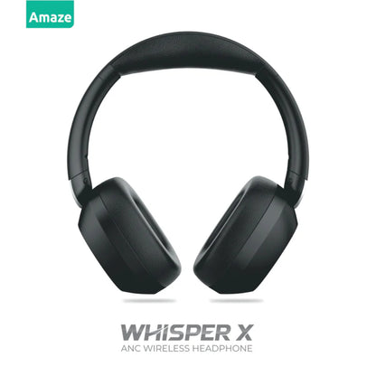 Amaze A655 WhisperX | ANC Wireless Bluetooth Headphone | Up to 50 Hours Music Time | Aux Port for Wired Mode | Deep Bass | Adjustable Headband | Free Shipping