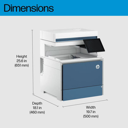 HP Color LaserJet Enterprise MFP 6800dn Printer | A4 Color Laser Multifunction Printer, 55 PPM, Duplex, Network & Enterprise Security