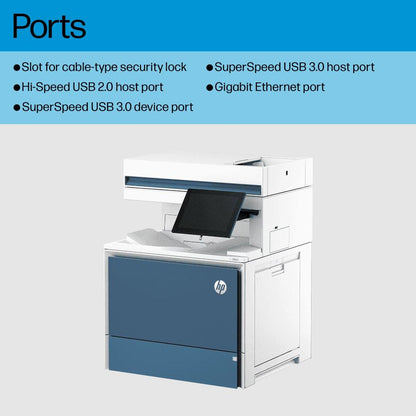 HP Color LaserJet Enterprise MFP 6800dn Printer | A4 Color Laser Multifunction Printer, 55 PPM, Duplex, Network & Enterprise Security