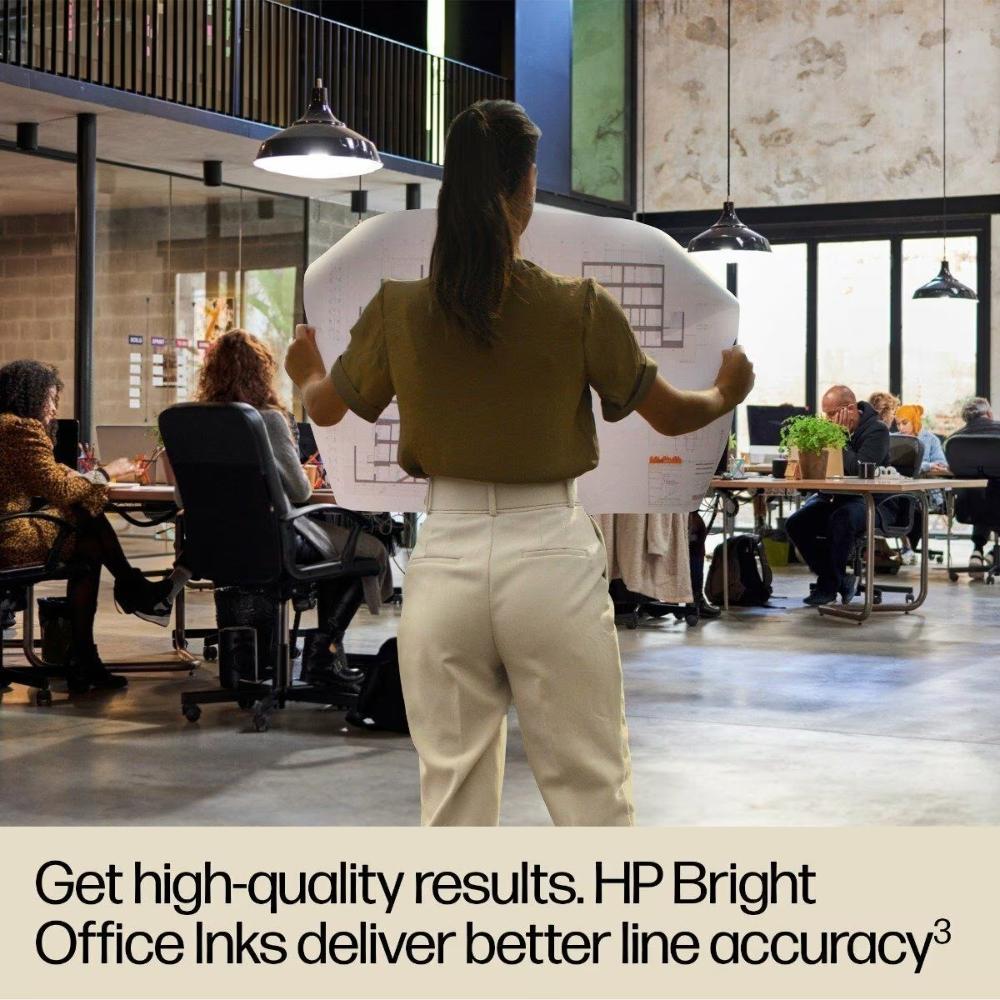 HP DesignJet T650 36" (A0) Large Format Plotter Printer | 5HB10D | Compact CAD/GIS Wide-Format Printer with Auto Sheet Feeder