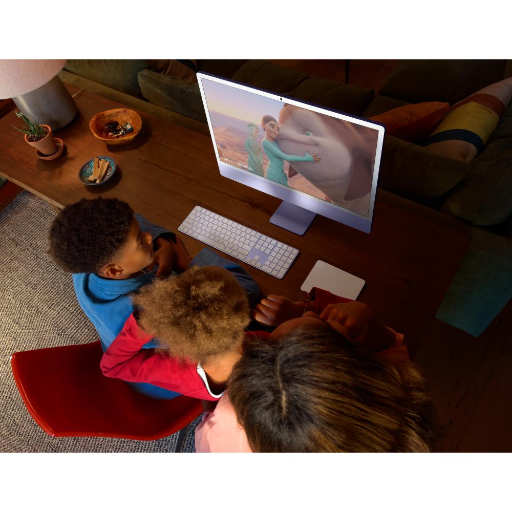 Apple iMac MWUV3 24" M4 | 10-Core CPU, 10-Core GPU, 16GB Unified Memory, 512GB SSD, 4.5K Retina | Touch ID Keyboard, Magic Mouse | Silver