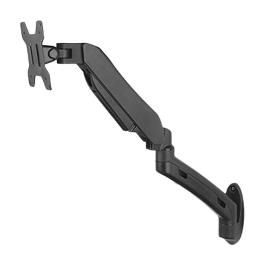 FLEXO GS-001-WALL Single LED Hydraulic Mounting Stand | 13"–27" | 7kg Capacity | 360° Rotation | Wall Mount