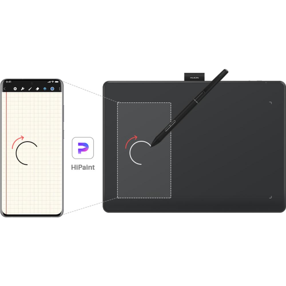 Huion Inspiroy Frego M L610 | 10 x 6.25" Wireless Drawing Tablet | 8192 Pressure Levels | Bluetooth 5.0 | Pentech 3.0+ Pen