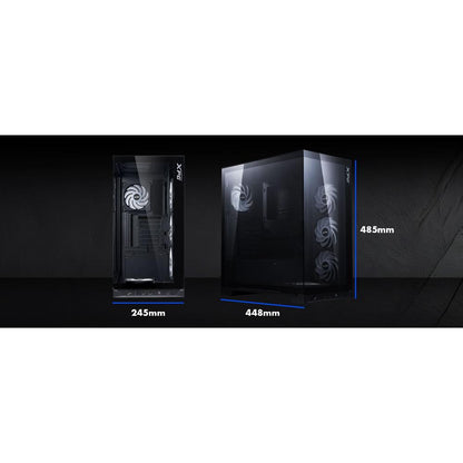 XPG INVADER X BTF ATX PC Case | Reverse-Connector Motherboard Support | 400mm GPU | 360mm Radiator