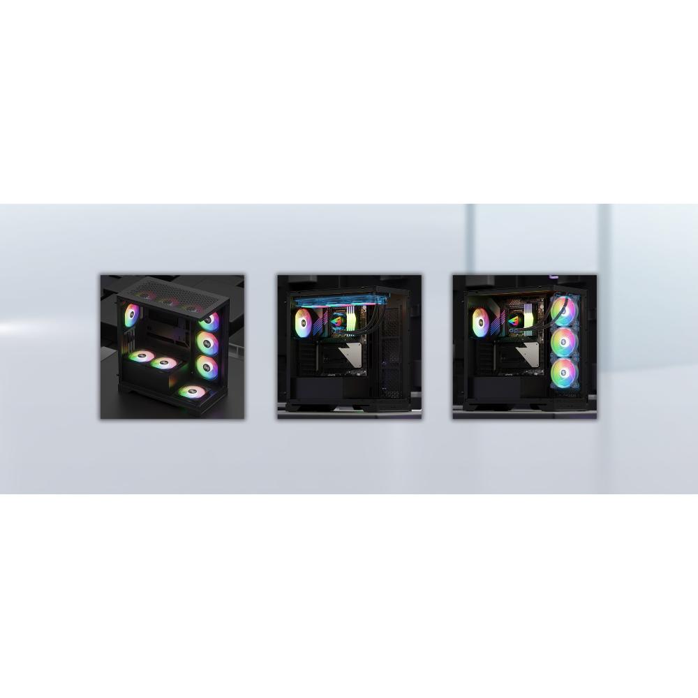 XPG INVADER X ATX PC Case | 4× 120mm Reverse Blade Fans | 400mm GPU Support