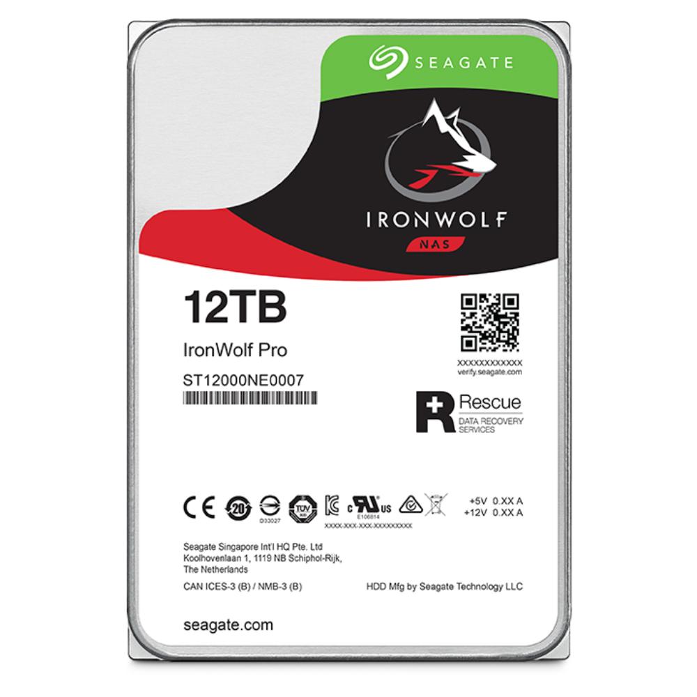 Seagate IronWolf Pro NAS Hard Drive | 2TB – 30TB, 7200RPM, CMR, RAID Optimized, 24×7 Reliability