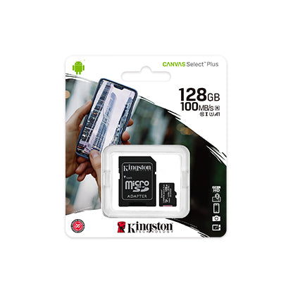 KINGSTON Canvas Select Plus microSD Memory Card 32GB - 128GB