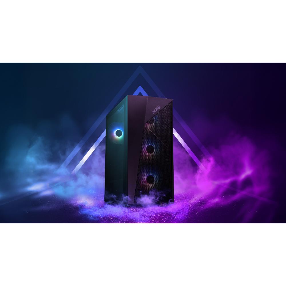 XPG LANDER 500 Mid-Tower PC Case | 4× 120mm ARGB Fans| 360mm Front Radiator Support
