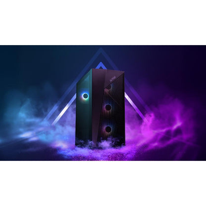 XPG LANDER 500 Mid-Tower PC Case | 4× 120mm ARGB Fans| 360mm Front Radiator Support