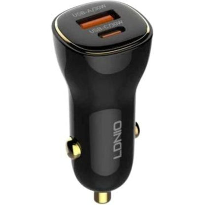 LDNIO C103 30W Type-C Charger | USB-A to USB-C Cable, PD Fast Charging, US Plug, Compact Wall Adapter