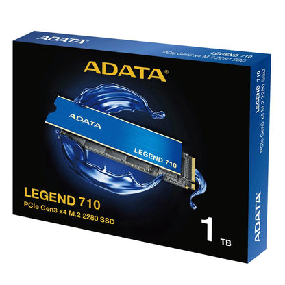 ADATA LEGEND 710 | PCIe Gen3 x4 NVMe M.2 SSD | Up to 2400MB/s | Heat Sink | 512GB / 1TB / 2TB