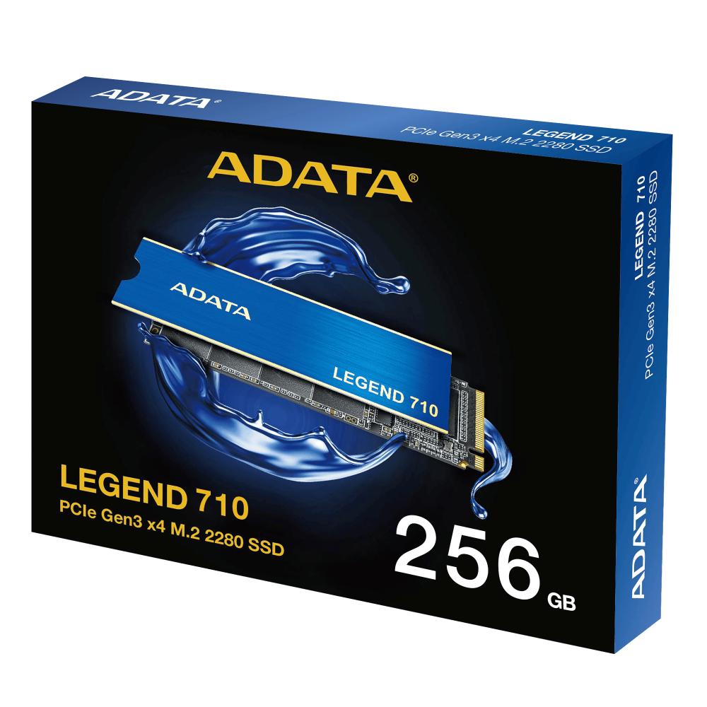 ADATA LEGEND 710 | PCIe Gen3 x4 NVMe M.2 SSD | Up to 2400MB/s | Heat Sink | 512GB / 1TB / 2TB