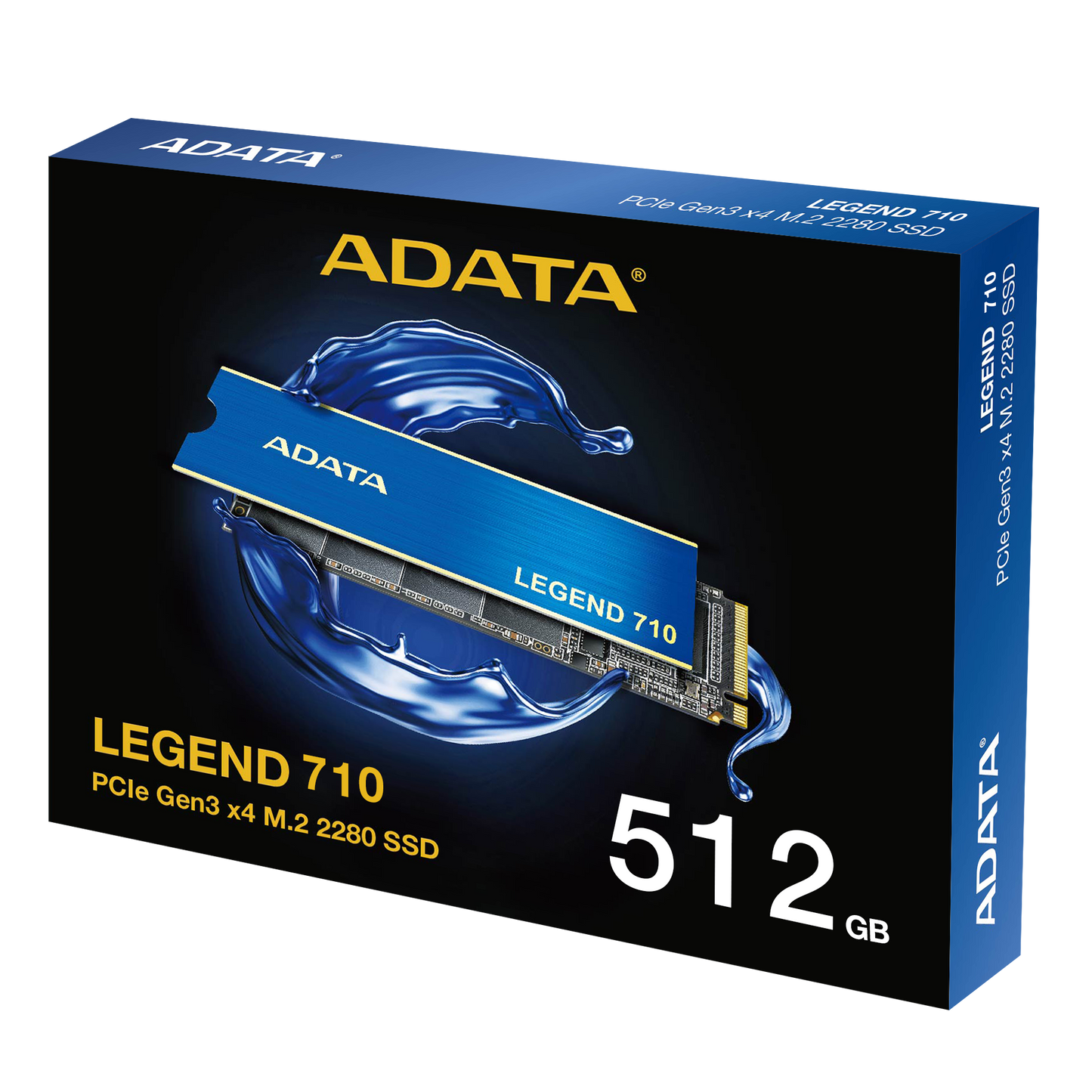 ADATA SSD Legend 710 M.2 1TB PCIe Gen3 x4 M.2 2280 Solid State Drive 512GB