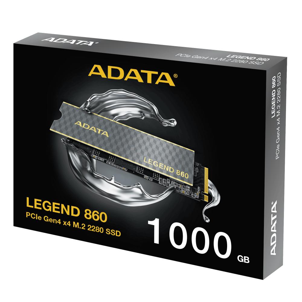 ADATA LEGEND 860 | PCIe Gen4 x4 NVMe M.2 SSD | Up to 6000MB/s | High-Speed Performance | 500GB / 1TB / 2TB