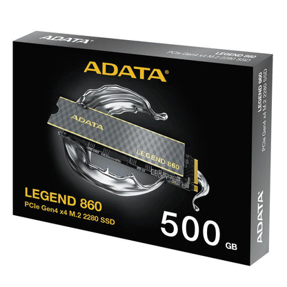 ADATA LEGEND 860 | PCIe Gen4 x4 NVMe M.2 SSD | Up to 6000MB/s | High-Speed Performance | 500GB / 1TB / 2TB