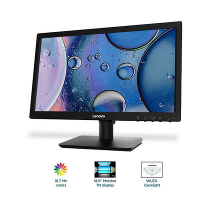 Lenovo D19-10 | 18.5" WLED Monitor | Compact and Reliable Display Solution