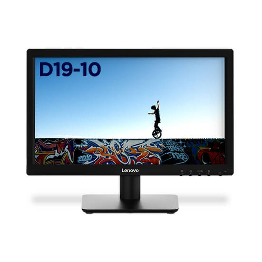 Lenovo D19-10 | 18.5" WLED Monitor | Compact and Reliable Display Solution