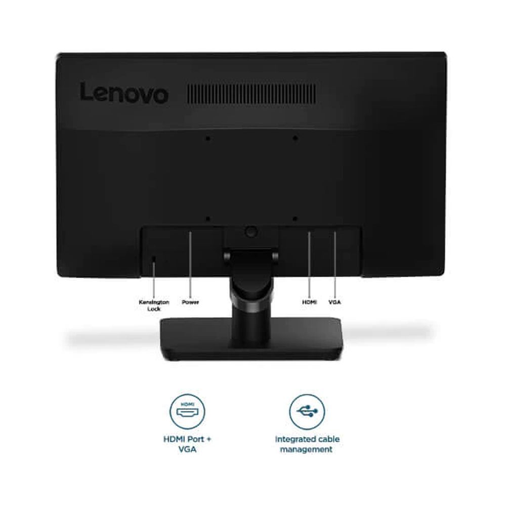 Lenovo D19-10 | 18.5" WLED Monitor | Compact and Reliable Display Solution