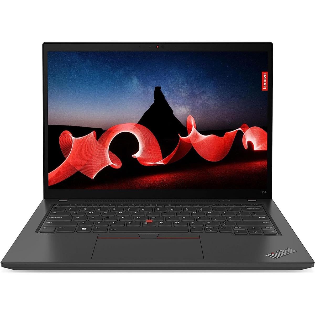 Lenovo ThinkPad T14 Gen 5 | Intel Core Ultra 7 155U | 16GB RAM | 512GB SSD | Intel Graphics | 14” WUXGA IPS | FreeDOS | Black | 3Y