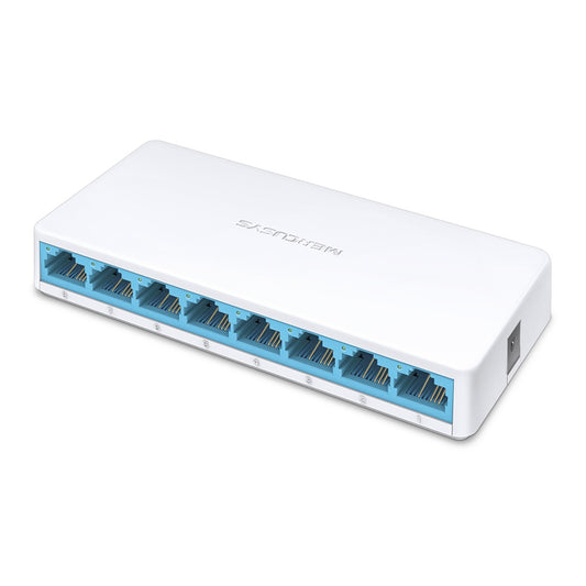 TP-Link MS108 8-Port 10/100Mbps Desktop Switch | Compact, Silent, and Effortless Network Expansion