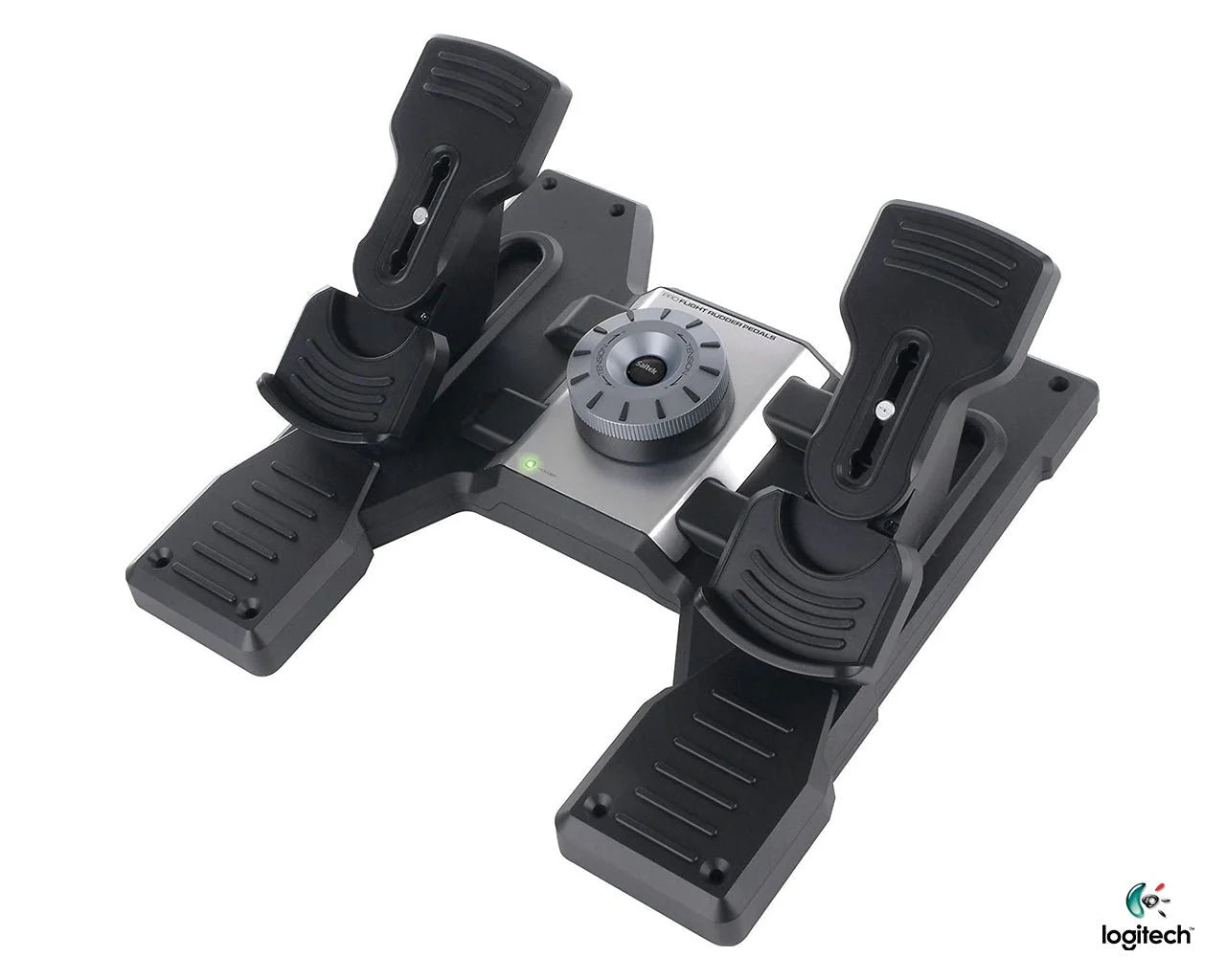 Logitech G Flight Rudder Pedals | Professional Simulation Rudder Pedals with Toe Brake