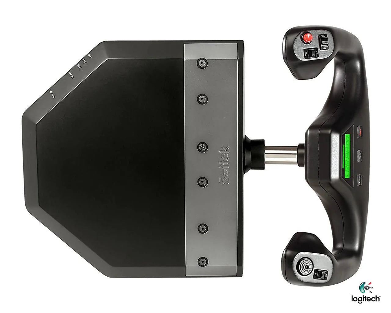 Logitech G Flight Yoke System | Professional Simulation Yoke and Throttle Quadrant