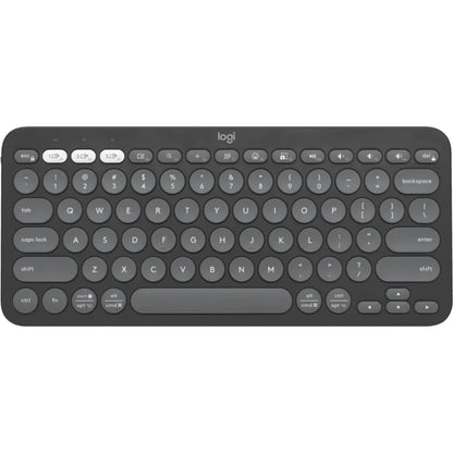 Logitech K380s Pebble Keys 2 Bluetooth Wireless Keyboard | Compact Multi-Device | Silent Typing | Modern Rounded Keys | 3-Device Easy-Switch | 24-Month Battery | Sustainable Design