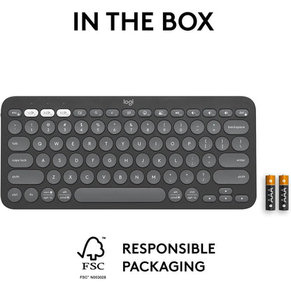 Logitech K380s Pebble Keys 2 | Bluetooth Wireless Keyboard