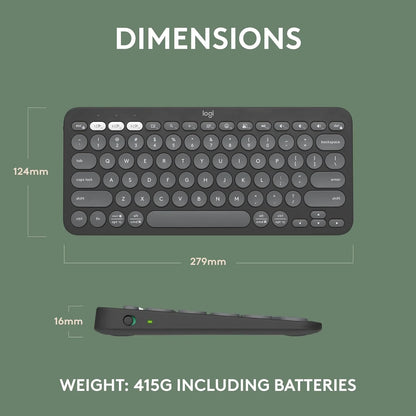 Logitech K380s Pebble Keys 2 | Bluetooth Wireless Keyboard