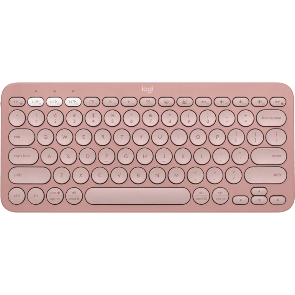 Logitech K380s Pebble Keys 2 Bluetooth Wireless Keyboard | Compact Multi-Device | Silent Typing | Modern Rounded Keys | 3-Device Easy-Switch | 24-Month Battery | Sustainable Design