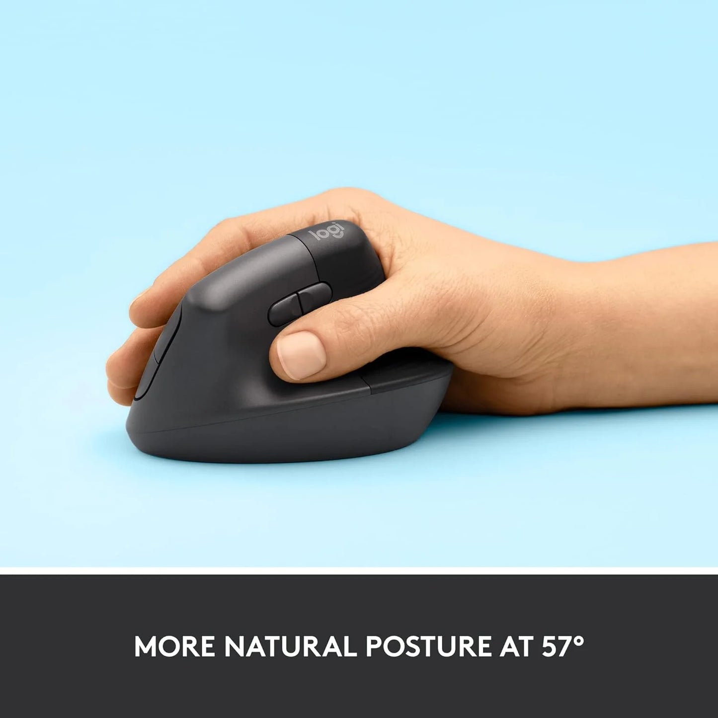 Logitech LIFT | Vertical Ergonomic Wireless Mouse