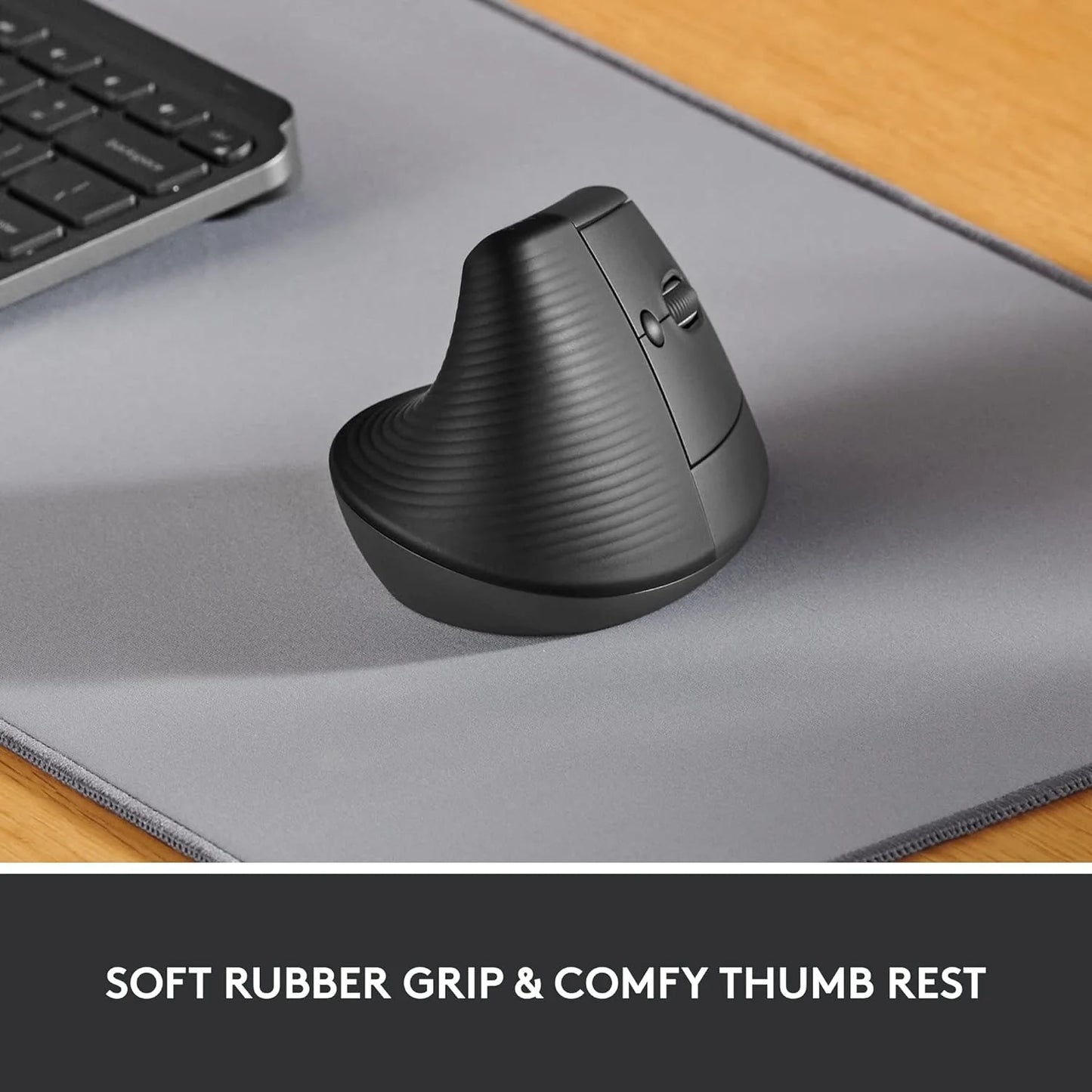 Logitech LIFT | Vertical Ergonomic Wireless Mouse