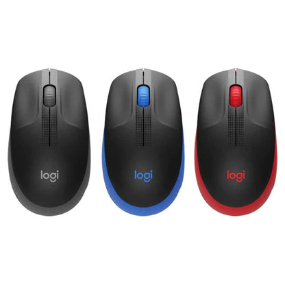 Logitech M190 Wireless Mouse | Full-Size Curved Design | 2.4GHz Nano Receiver | 1000 DPI Optical Tracking