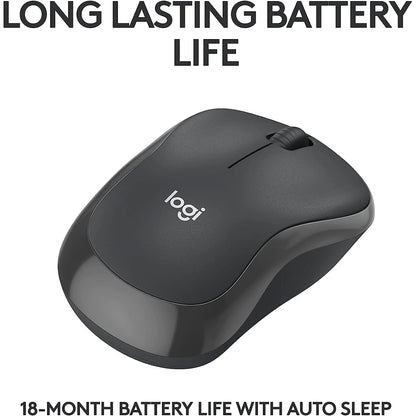 Logitech M240 | Silent Bluetooth Wireless Mouse with Comfortable Shape