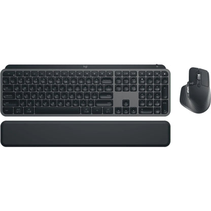 Logitech MX Keys S Combo | MX Master 3S Mouse + MX Keys S Keyboard + MX Palm Rest | 8000 DPI | Smart Backlit Keys | Multi-Device Control | Ergonomic Comfort | USB-C Rechargeable
