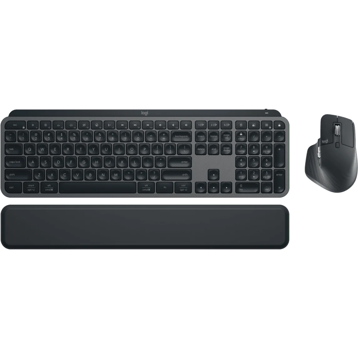 Logitech MX Keys S | Performance Combo: MX Master 3S, MX Keys S & MX Palm Rest