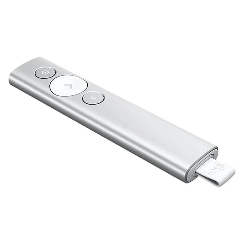 Logitech Spotlight | Advanced Wireless Presentation Remote | Silver